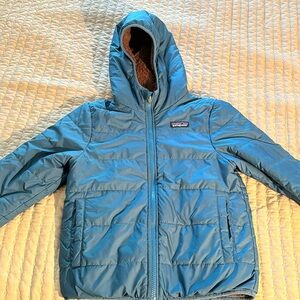 Kids Patagonia Reversible Down Sweater Hoody